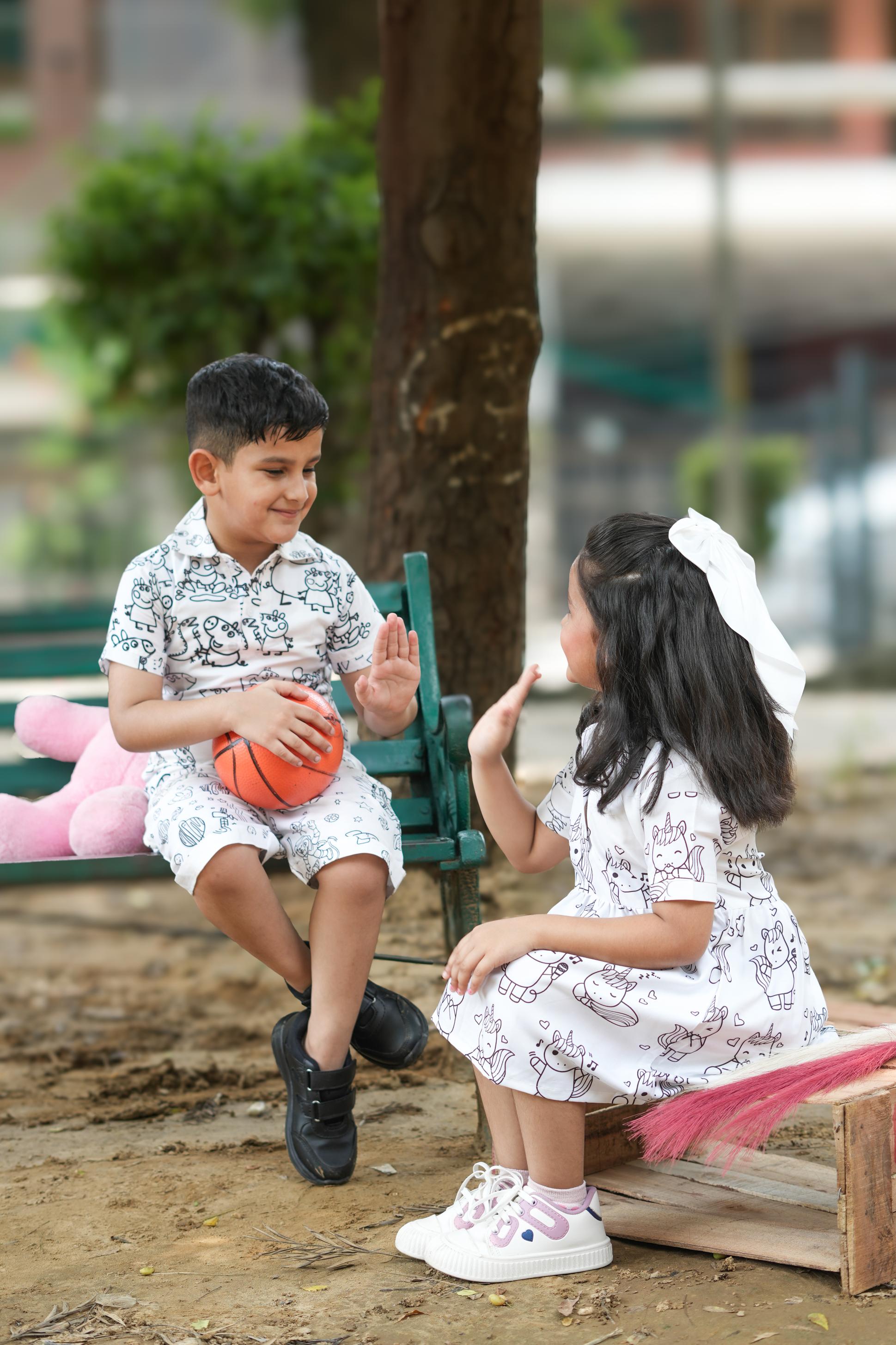 DIY Coloring Brother Sister Combo Set