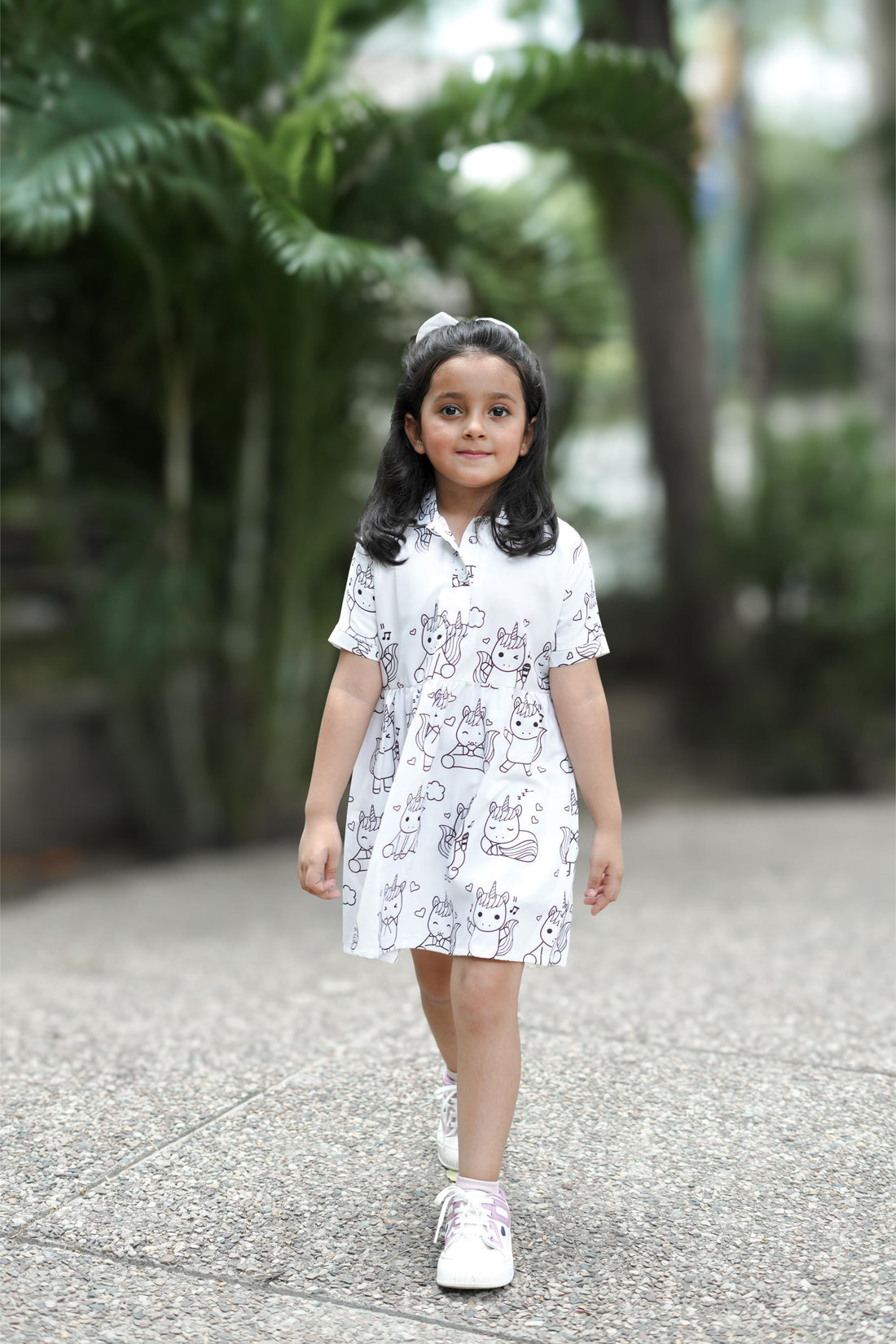 DIY Girl Coloring Frock