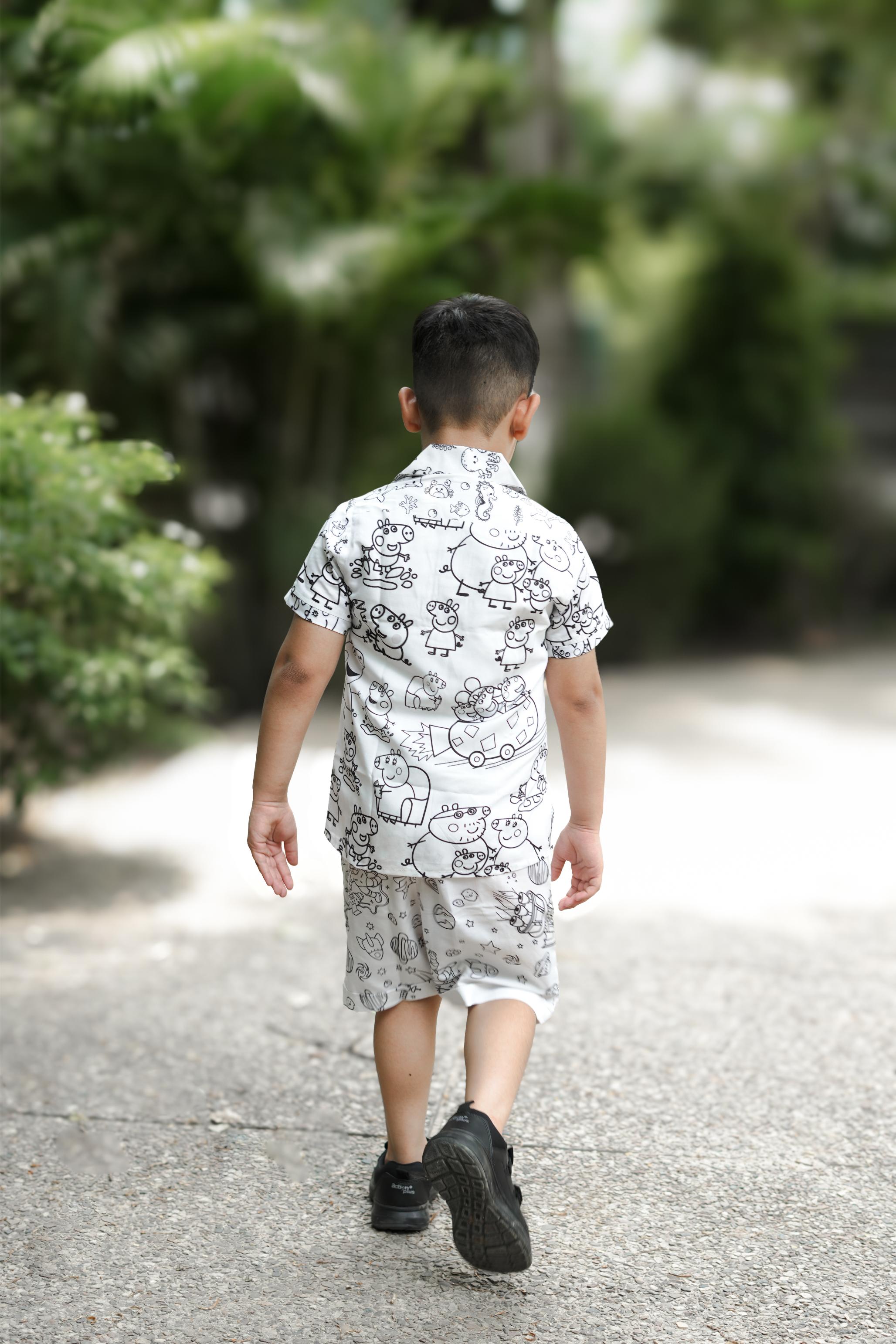 DIY Boy Coloring Outfit