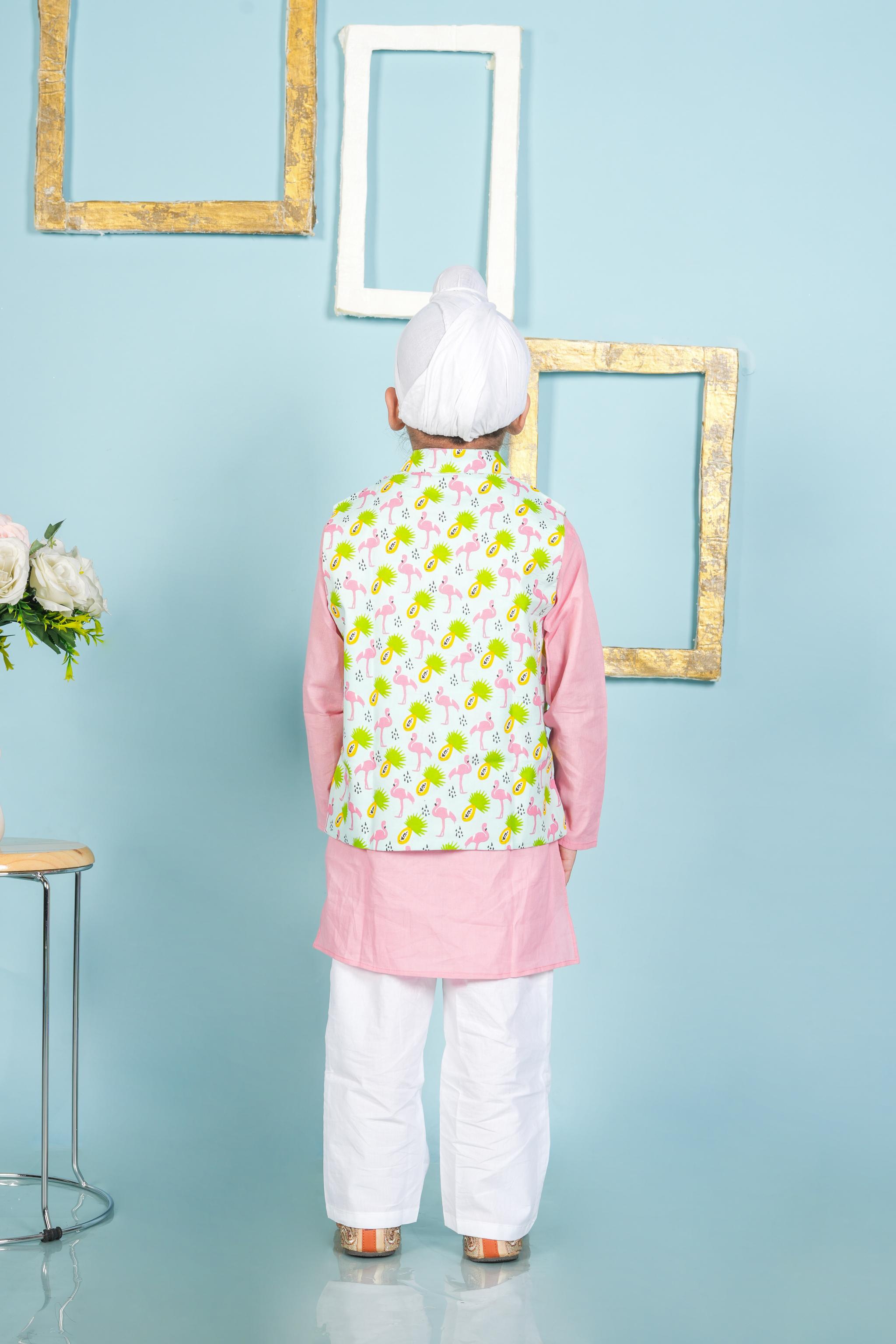 Flamingo Print Brother Sister Combo