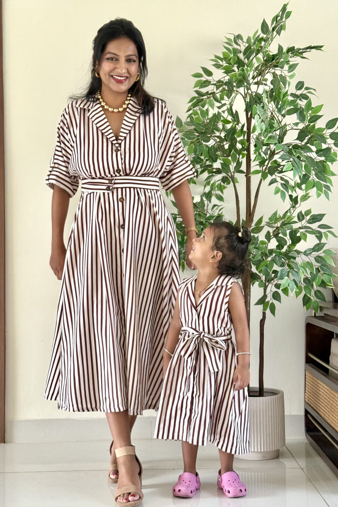 Mocha Stripes Twinning Combo