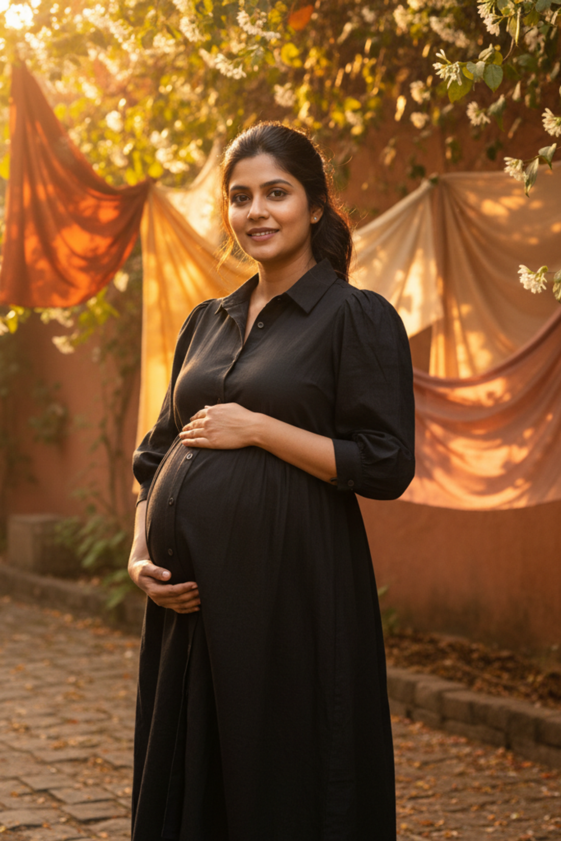 Black Maternity Dress