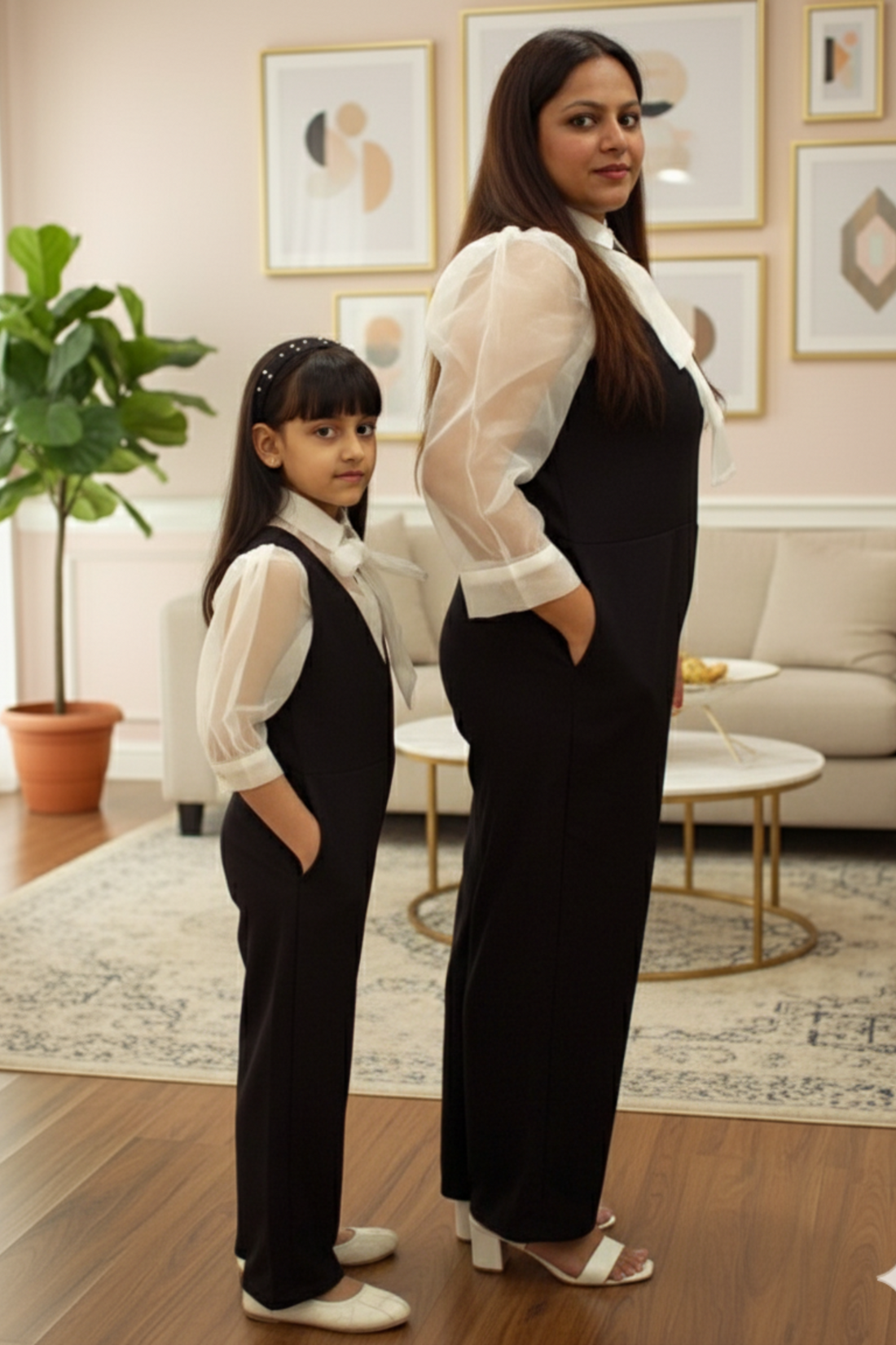 Black Twinning Jumpsuit