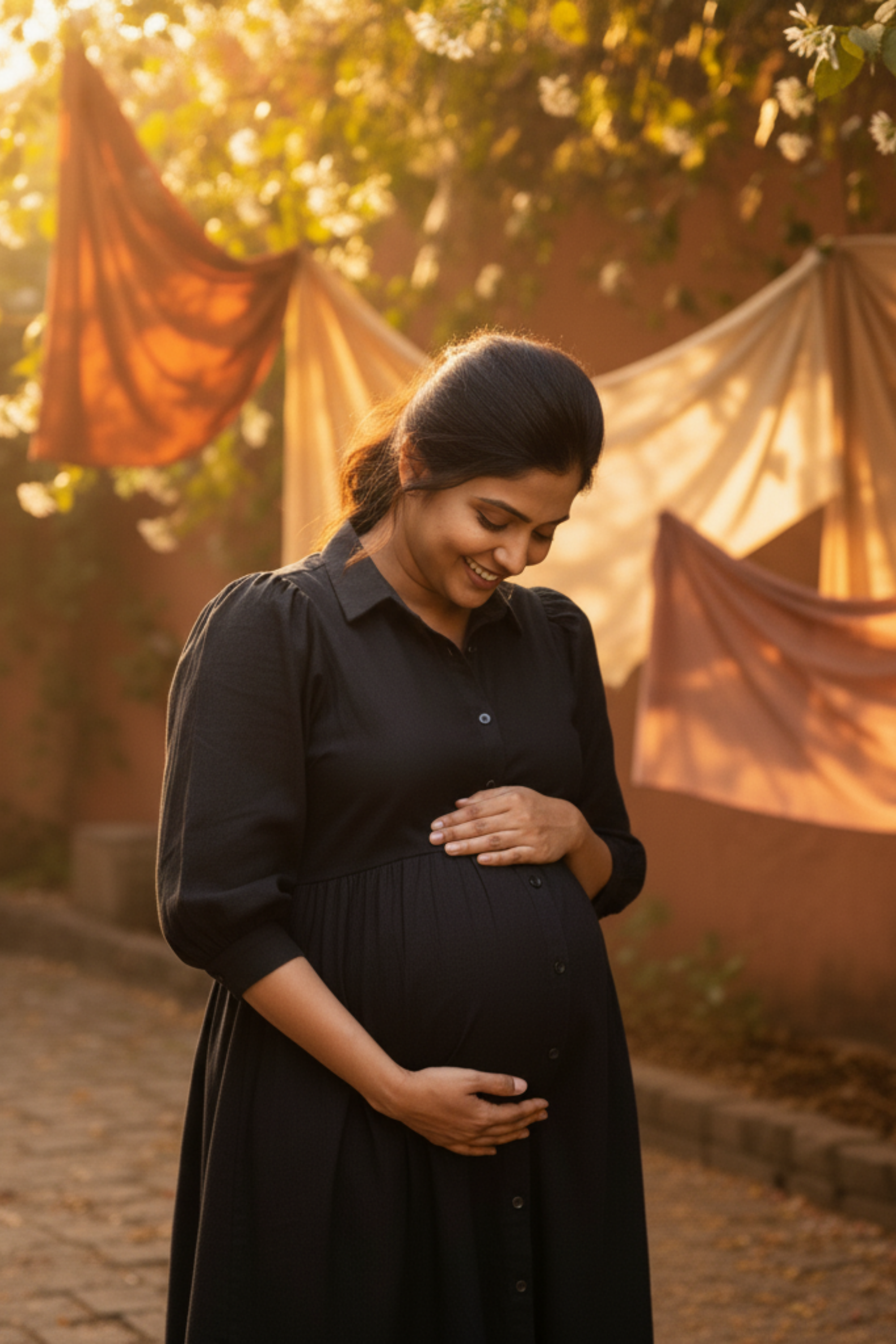 Black Maternity Dress