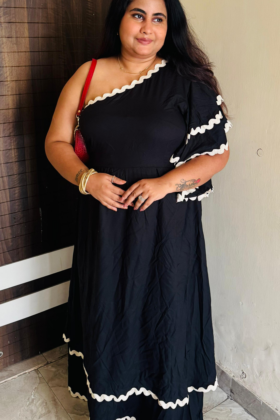 Black Off Shoulder Dress