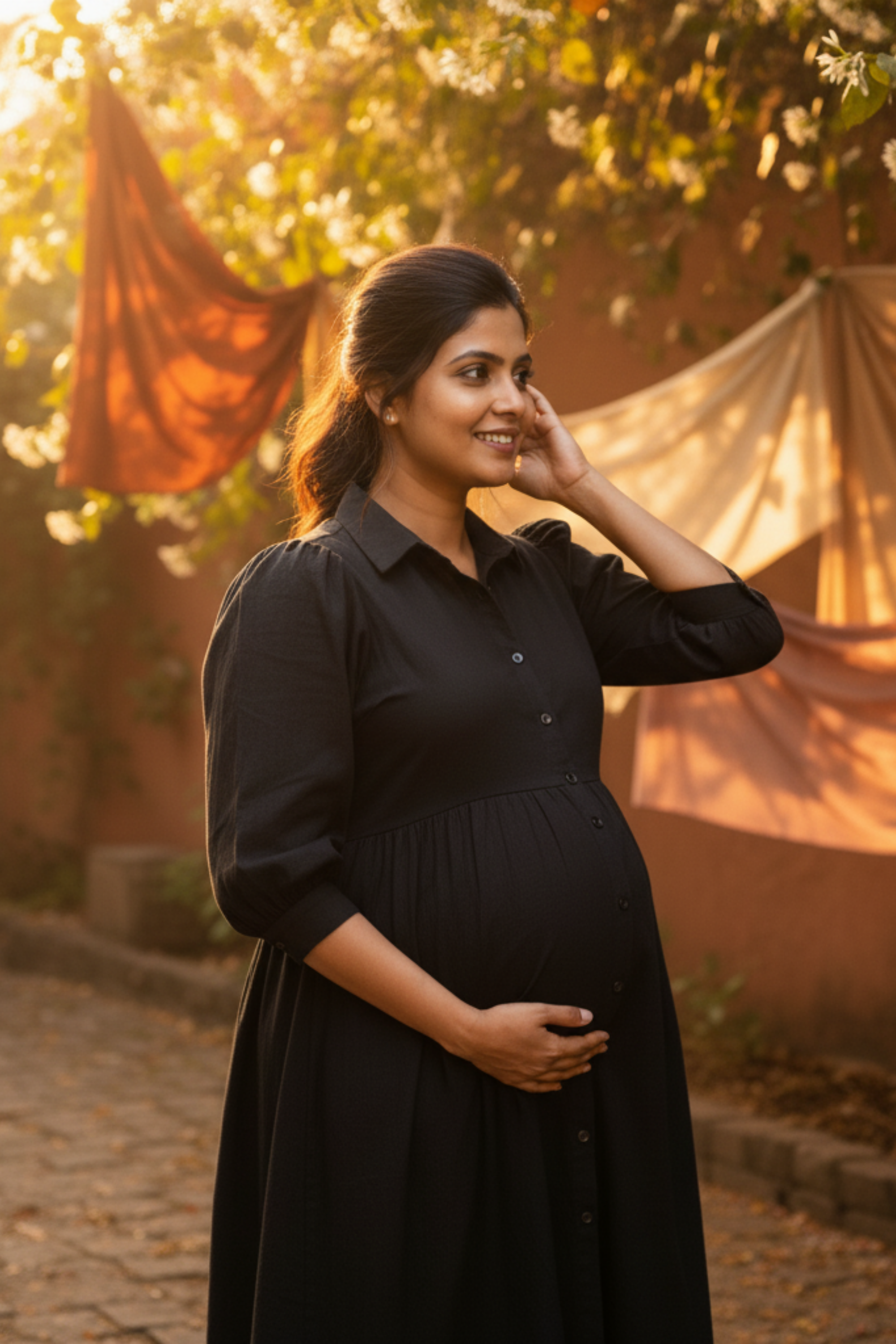 Black Maternity Dress