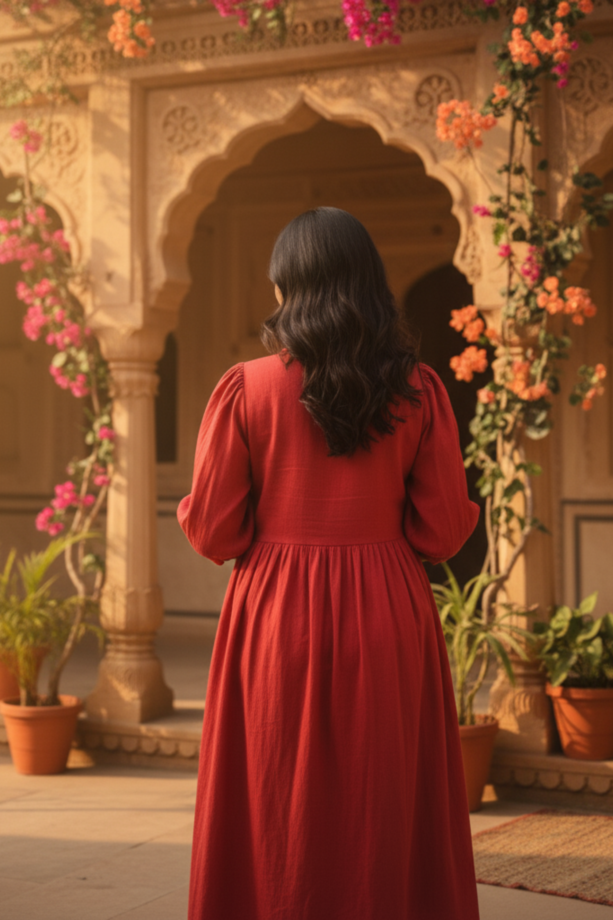 Red Maternity Dress