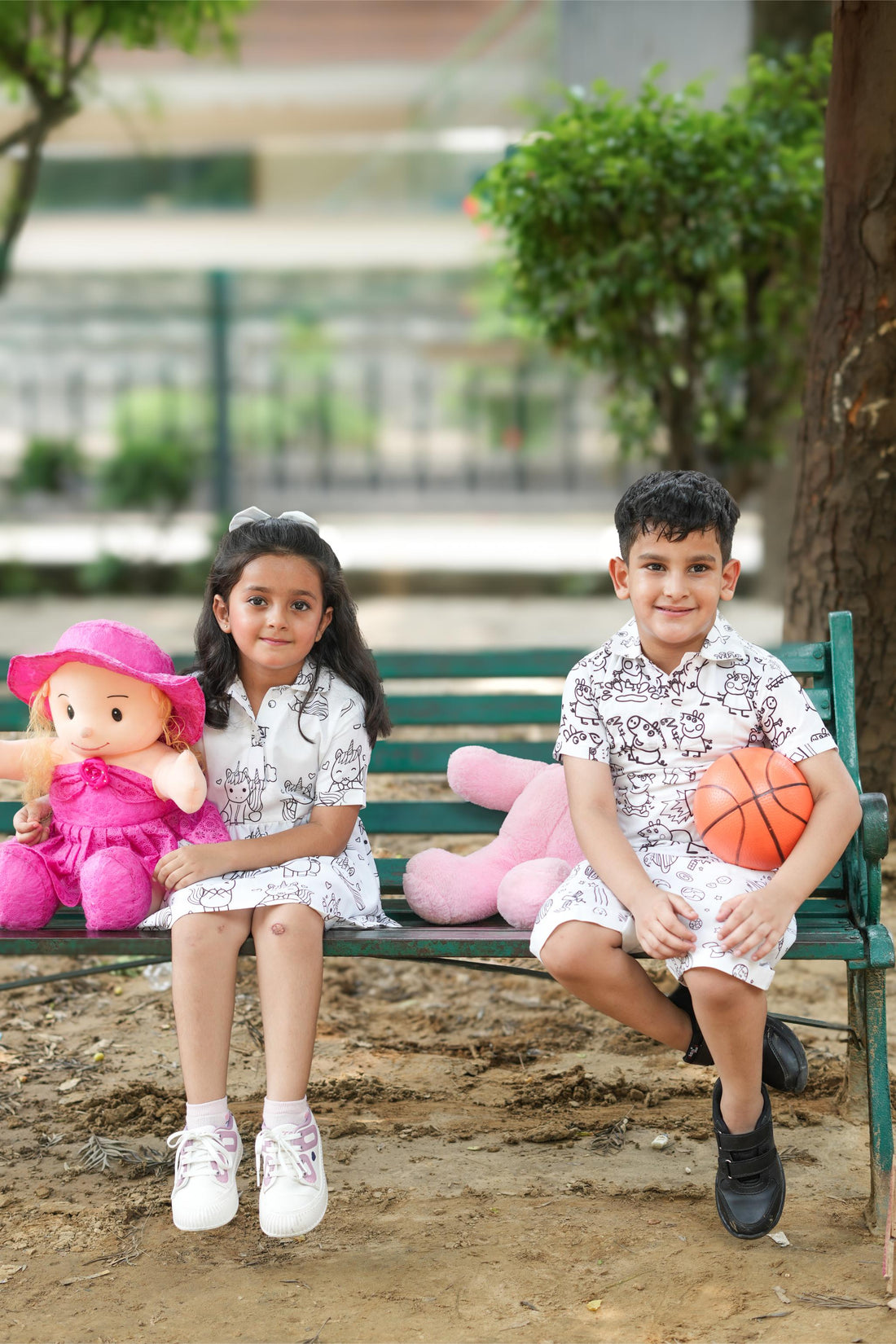DIY Coloring Brother Sister Combo Set