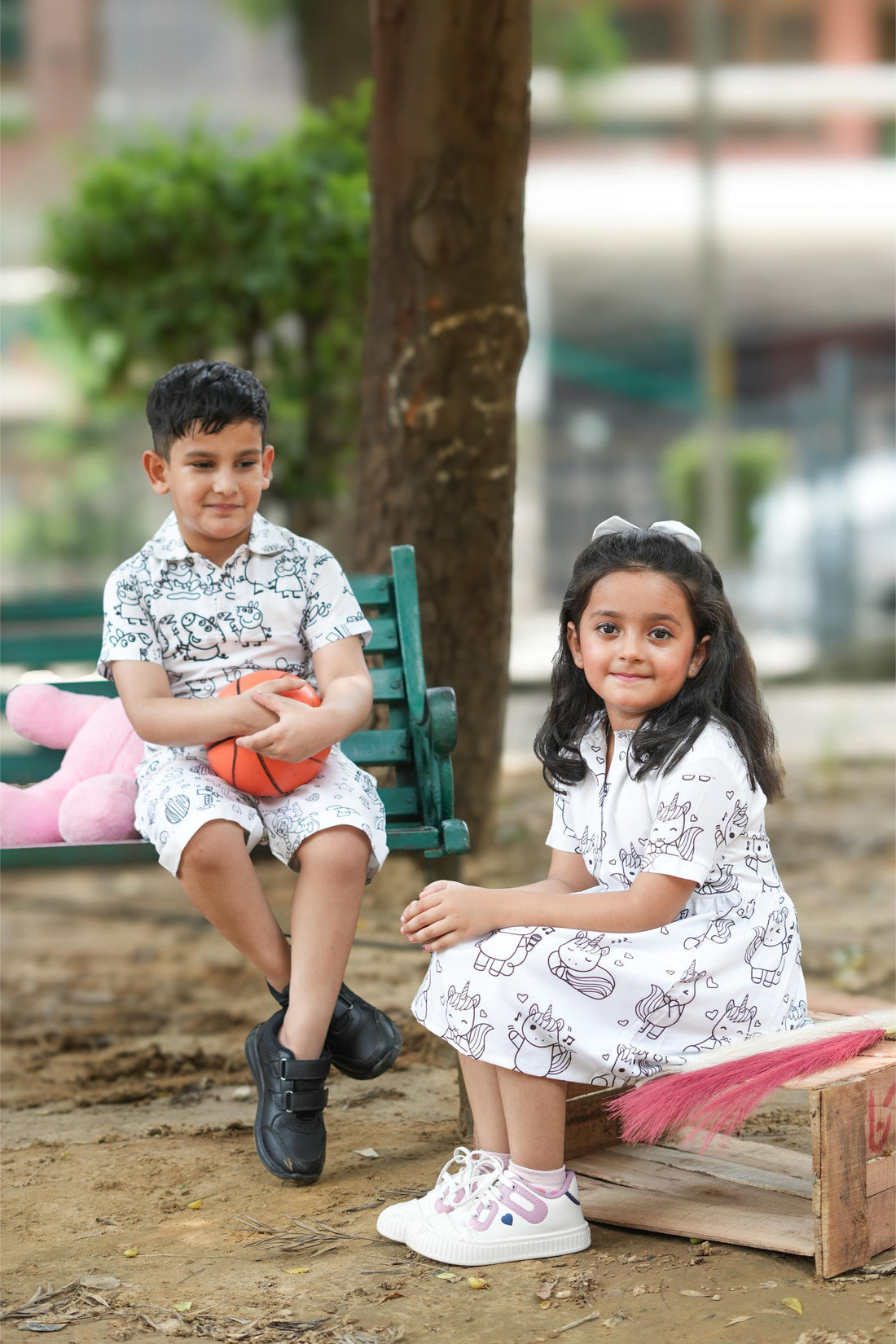 DIY Coloring Brother Sister Combo Set