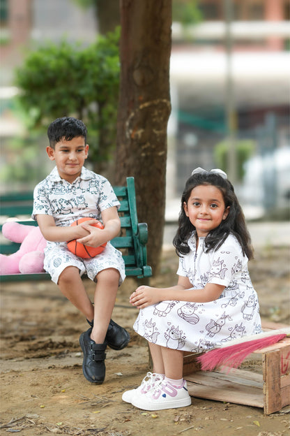 DIY Coloring Brother Sister Combo Set