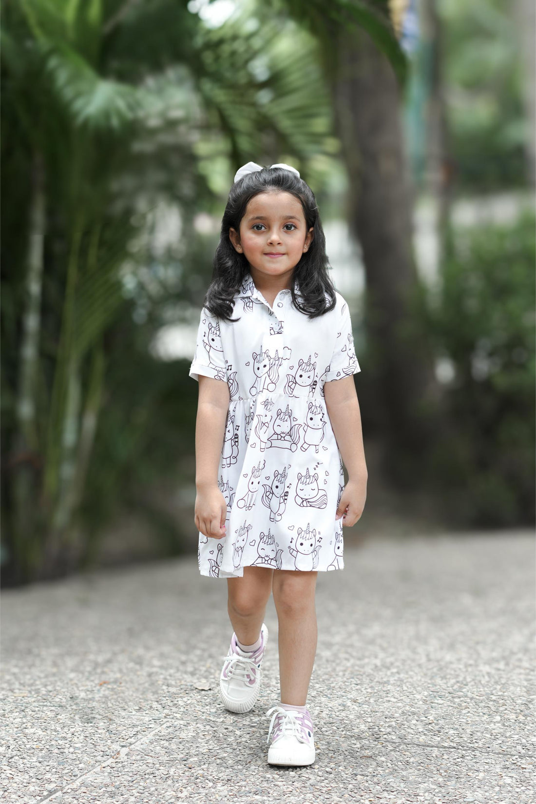 DIY Girl Coloring Frock