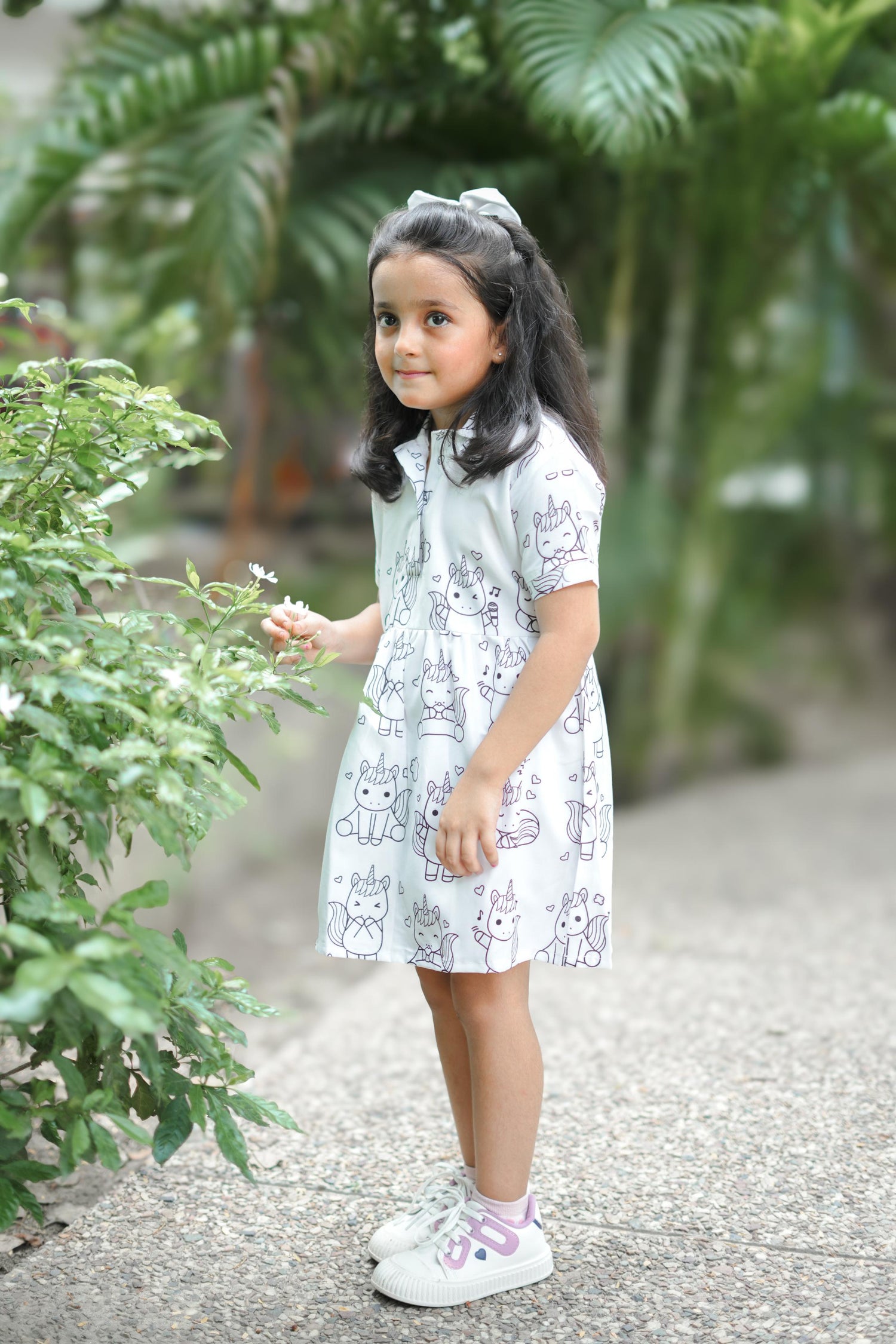 DIY Girl Coloring Frock