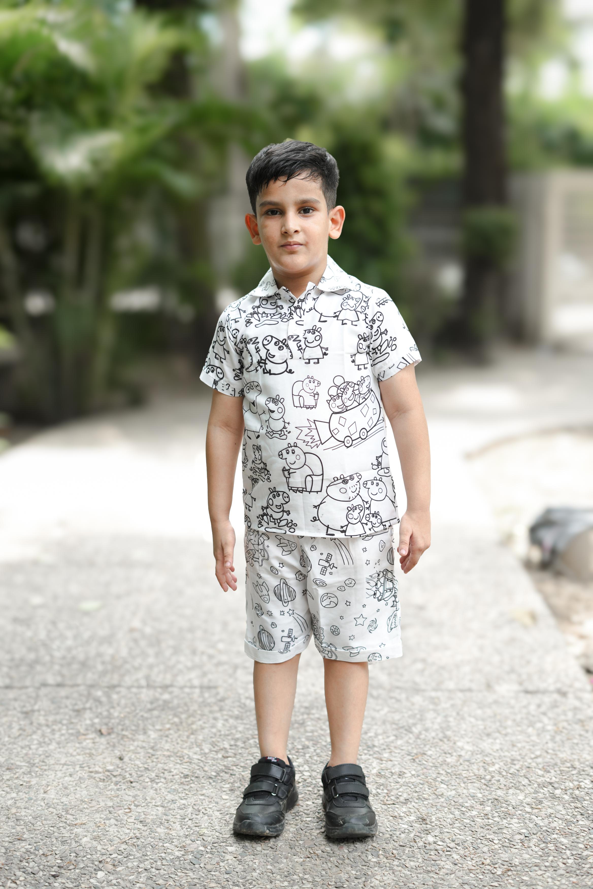 DIY Boy Coloring Outfit