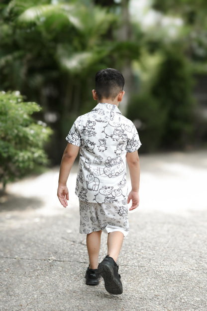 DIY Boy Coloring Outfit