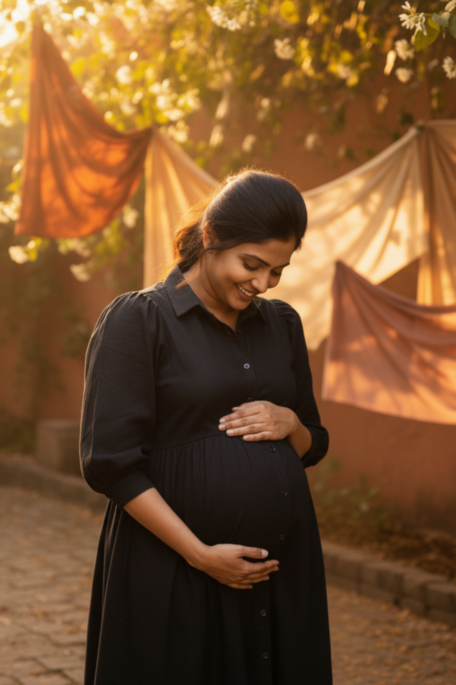 Black Maternity Dress
