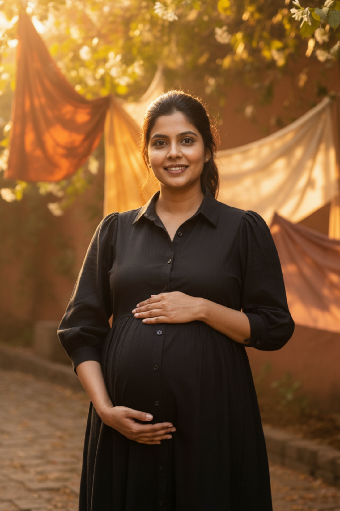 Black Maternity Dress