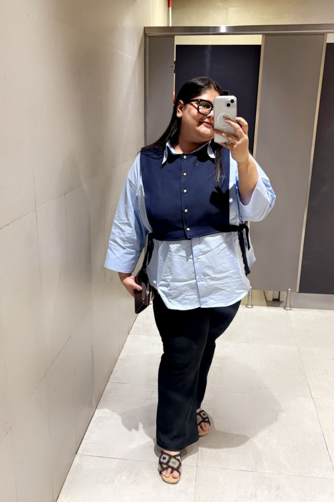 Blue Korean Shirt