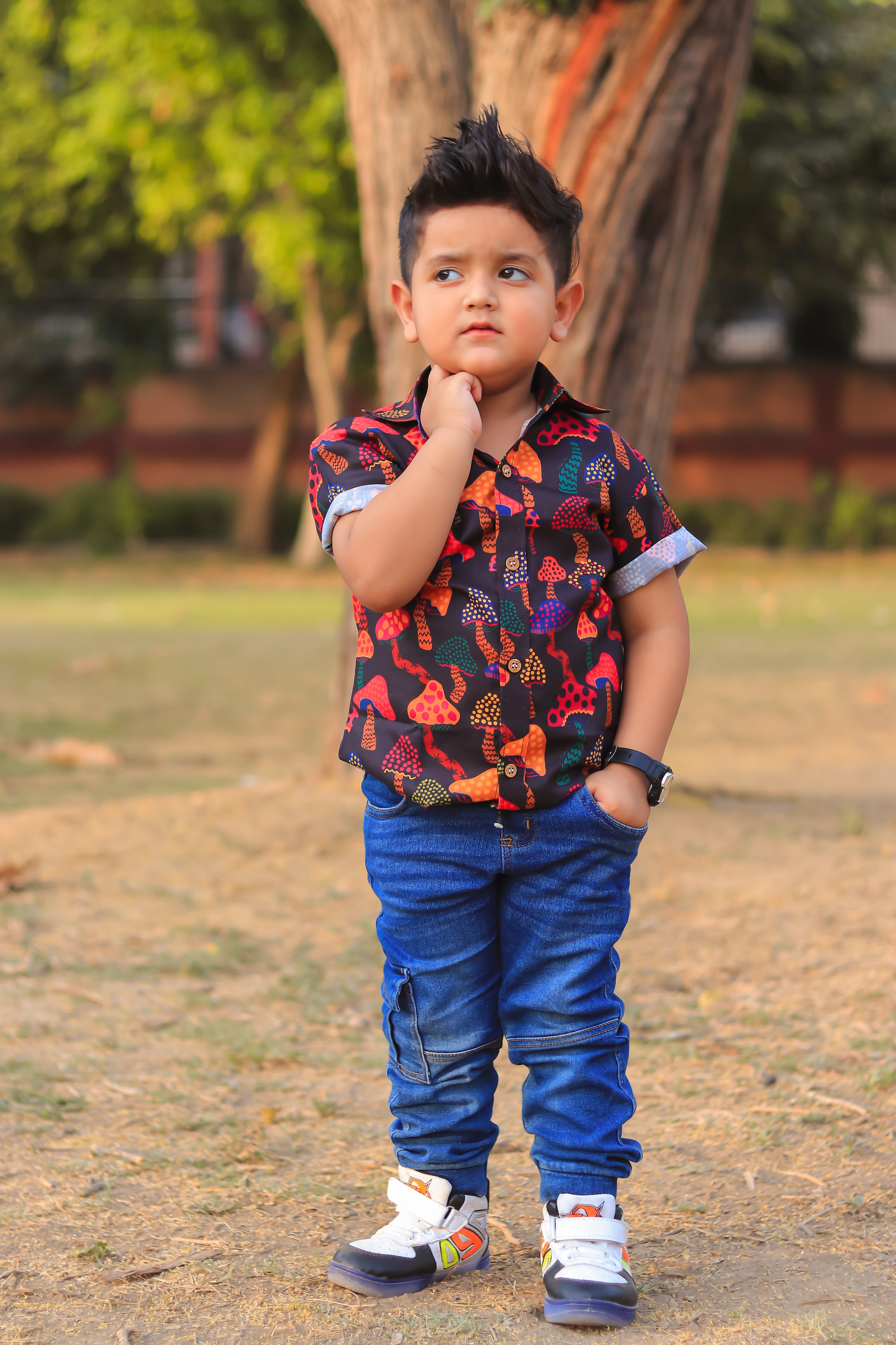 Mushroom Print Twinning Set
