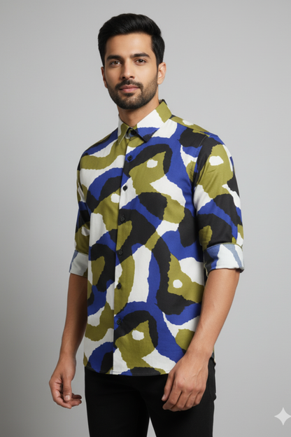 Zig Zag Print Father Son Twinning Set