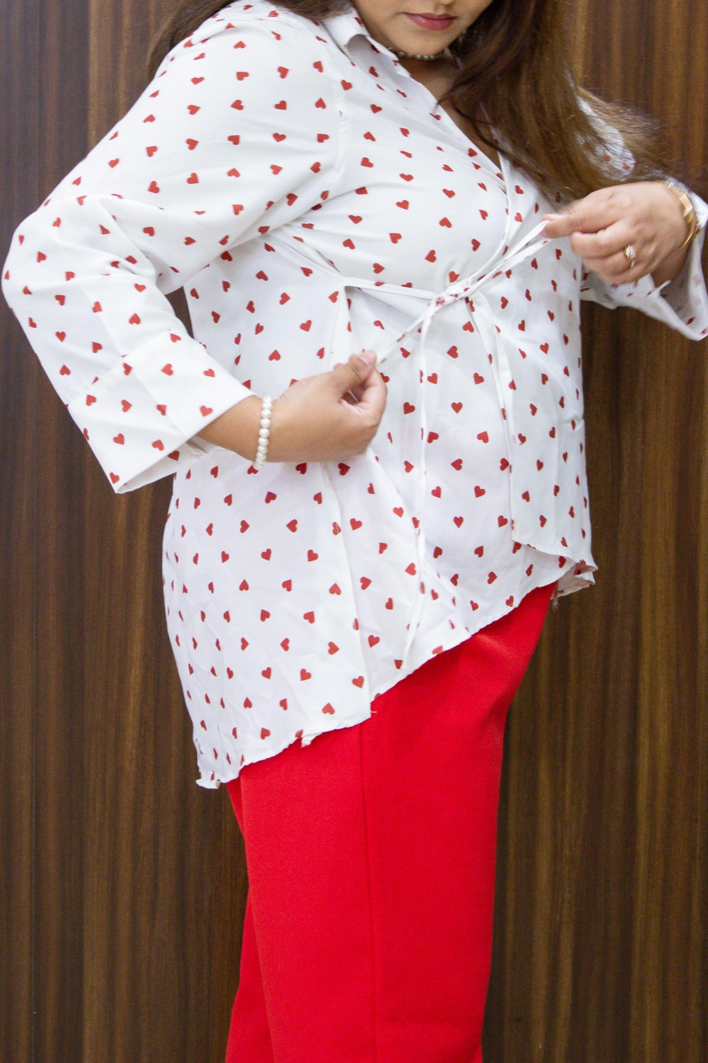 Heart Print Mother Son Co-ords