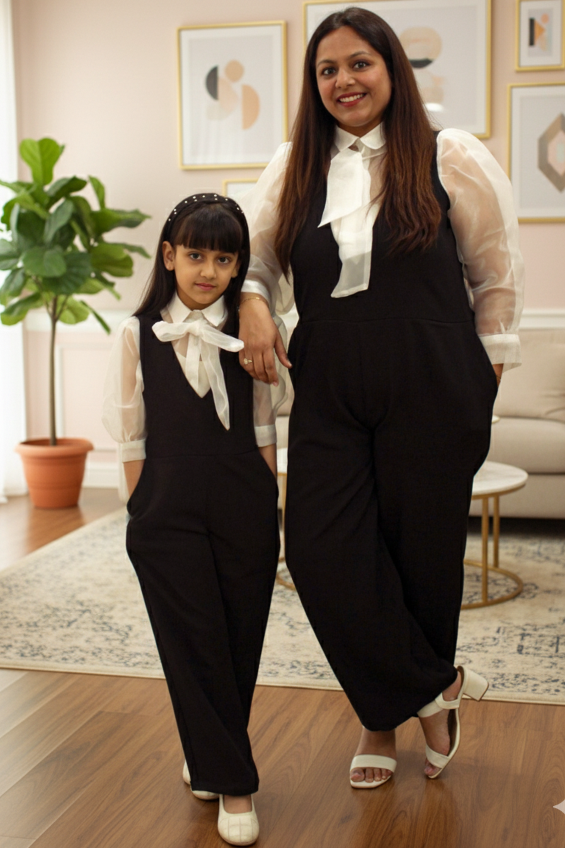 Black Twinning Jumpsuit