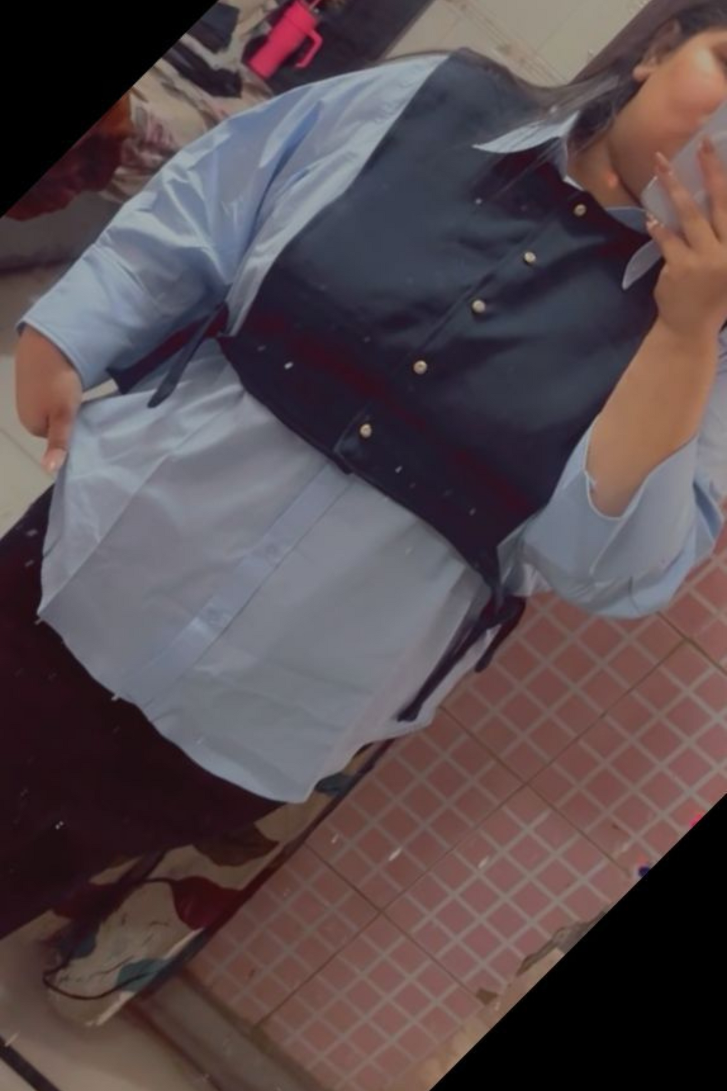 Blue Korean Shirt